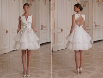 Mini Bridal Dress For Formal Party Wedding Style