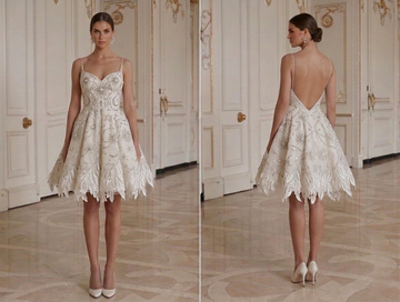 Mini Bridal Dress For Reception Party Wedding Wear