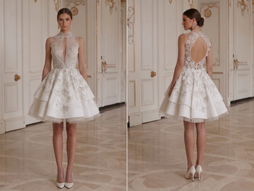 Mini Bridal Dress Modern Chic Bridal Party