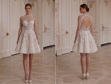 Mini Bridal Dress Romantic Party Bridal Style