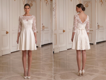Mini Bridal Dress Soft Feminine Party Style