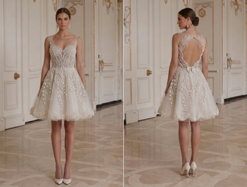 Mini Bridal Dress With Pearl Detail Bridal Party