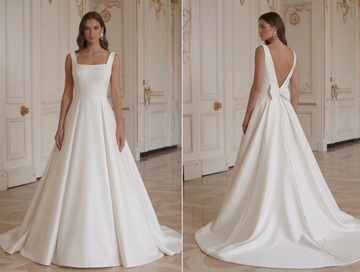 Modern Minimalist Wedding Dress Modern Bridal Collection