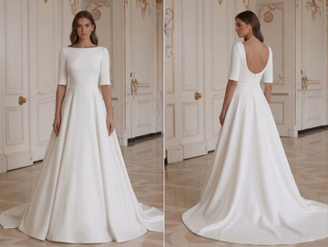 Modern Minimalist Wedding Dress New Season Bridal