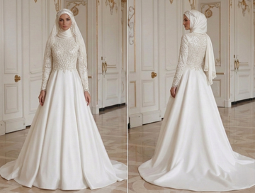 Muslim Wedding Dress For Islamic Reception Bridal