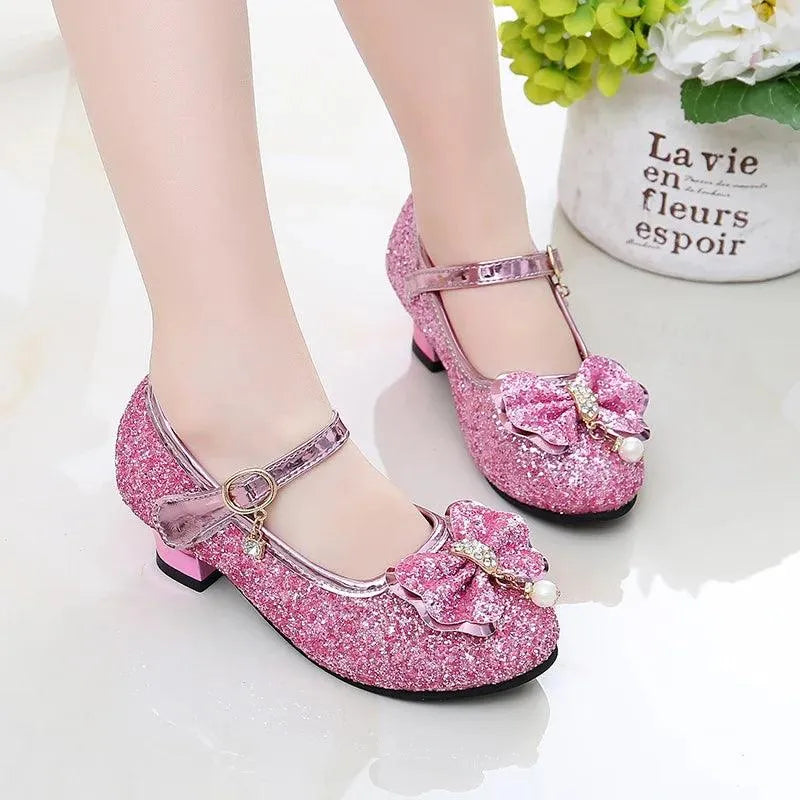 High Heels Children Wedding Shoes Children Girls High Heel Shoes
