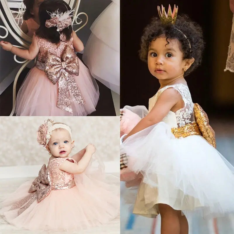 Newest Fashion Toddler Kids Girl Princess Dress Flower Wedding Party Pageant Formal Dresses Sarah Houston