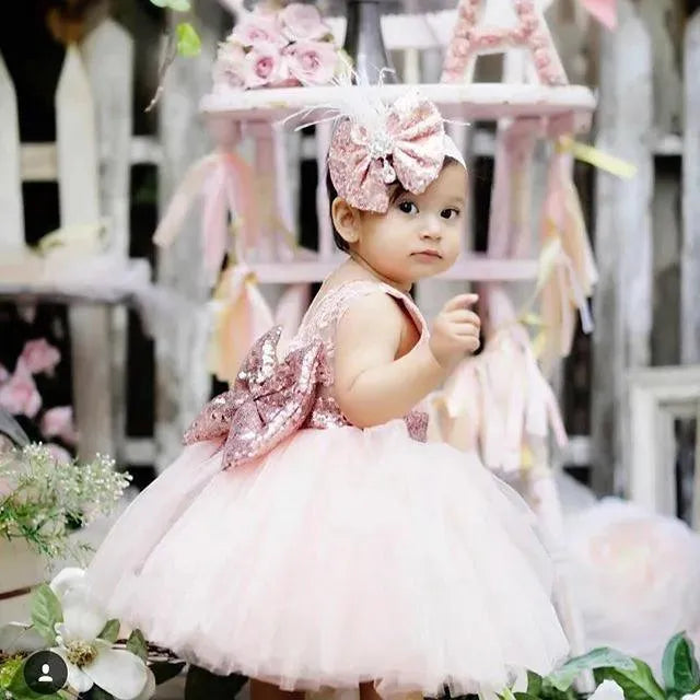 Newest Fashion Toddler Kids Girl Princess Dress Flower Wedding Party Pageant Formal Dresses WHITE