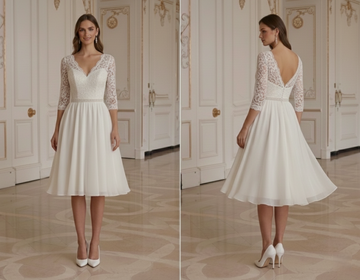 Plus Size Short Wedding Dress Flattering Bridal Fit