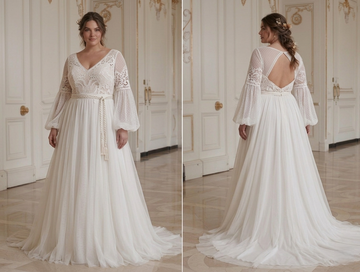 Plus Size Wedding Dress Boho Plus Size Bridal Style
