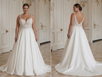 Plus Size Wedding Dress Classic Bridal Look