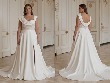 Plus Size Wedding Dress For Black Tie Wedding