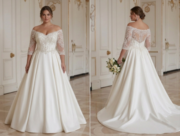 Plus Size Wedding Dress For Formal Wedding Bridal