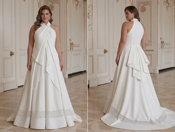 Brautkleid in Übergröße für moderne Braut