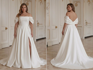 Plus Size Wedding Dress For Modern Plus Size Bride