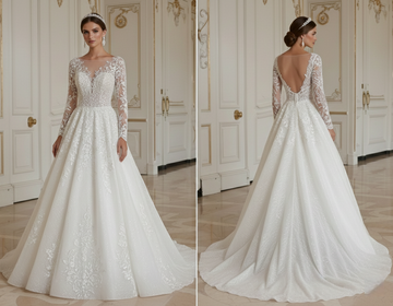 Princess Wedding Dress For Elegant Castle Wedding