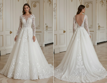 Rochie de Mireasă Prințesă pentru Nuntă cu Tematică de Basme