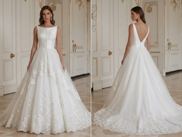 Princess Wedding Dress For Traditional Wedding Ceremony