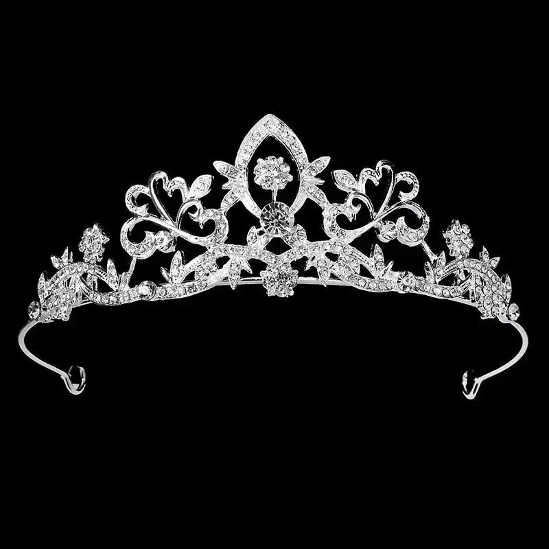 Crystal Tiara Bridal Jewelry Exquisite Bride Party Rhinestone Bridal Crown New Hair Jewelry Women Headpiece Hair Accessorie