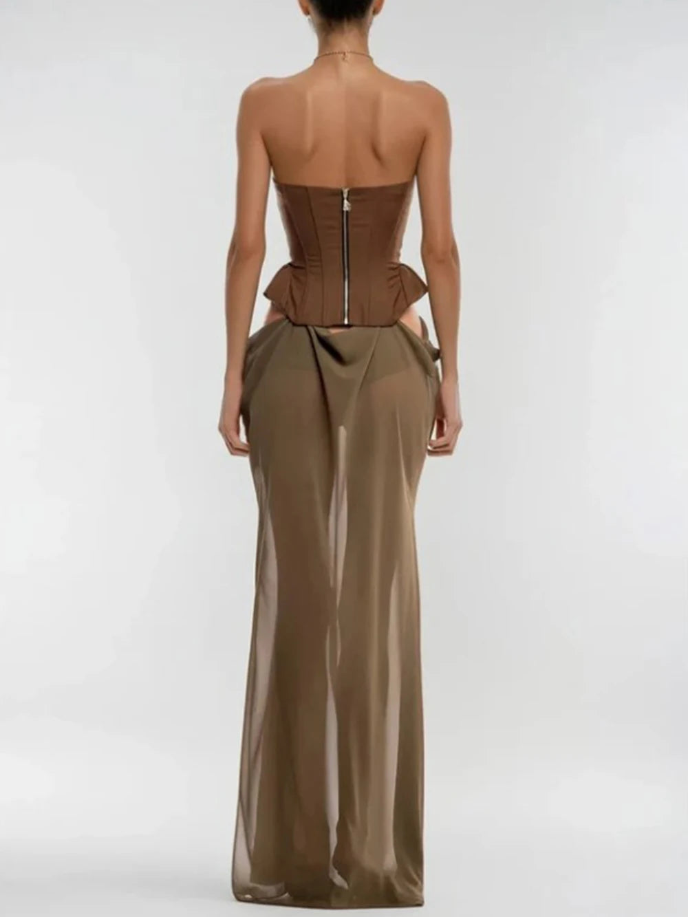 Vintage Off Shoulder Sleeveless Long Dresses Sexy Women Sheath Lace Up Patchwork Long Dress Elegant Summer For 2025 Vestidos