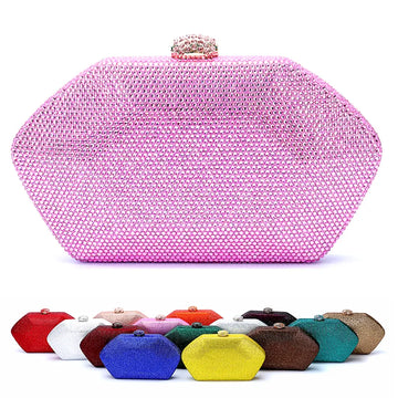 Evening Wear Crystal Bag ladies  Italian Design Suitable for Wedding Banquet Party Christmas Valentine's Day Gift