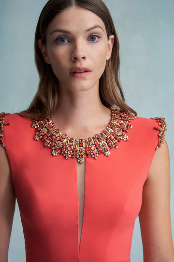 2025 New Spring Women Sleeveless O-Neck Straight Mini Dress Colorful Crystal Elegant Evening Party Fashion Outfit Vestido