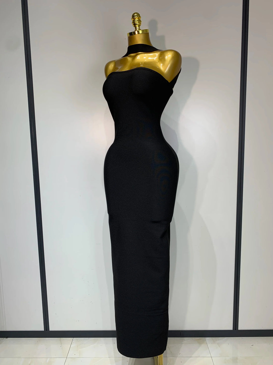 Women Sexy Backless Bodycon Bandage Dress Sleeveless Maxi Long Elegant Dresses  Luxury Birthday Dress Club Party Outfit