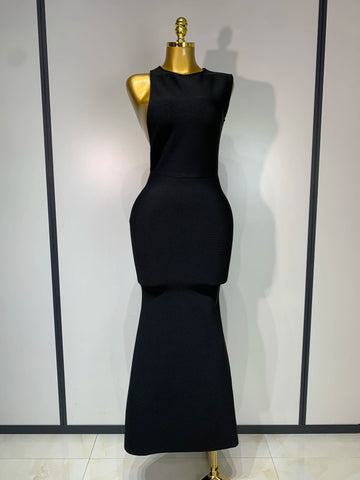 Women Sexy Backless Design Sleeveless Bodycon Bandage Dress 2025 Celebrity Elegant Evening Club Party Luxury Birthday Dresses