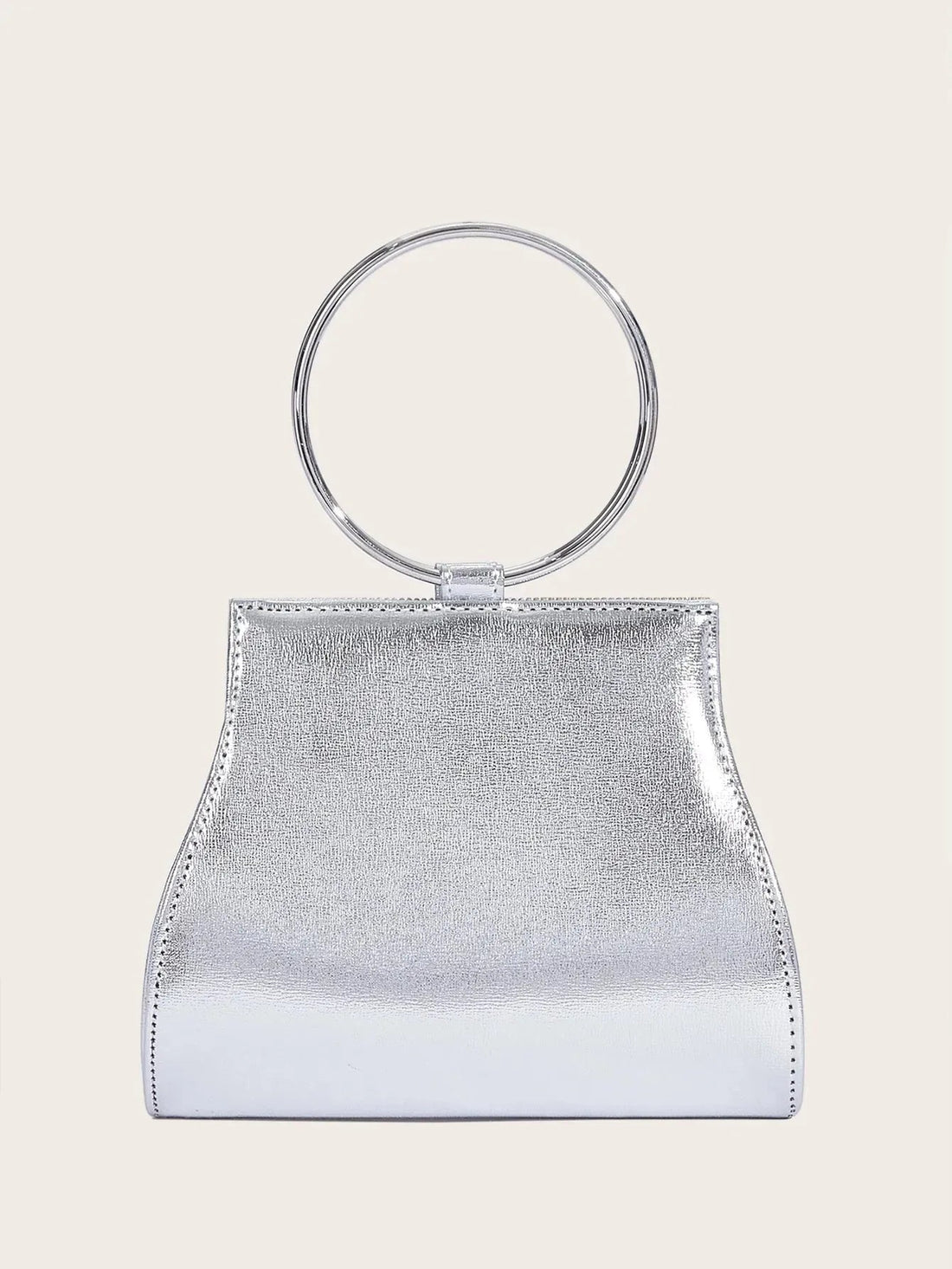 Banquet Bag Shiny Handmade Diamond Bag Wedding Handbag Silver Chain Shoulder Bag for Women