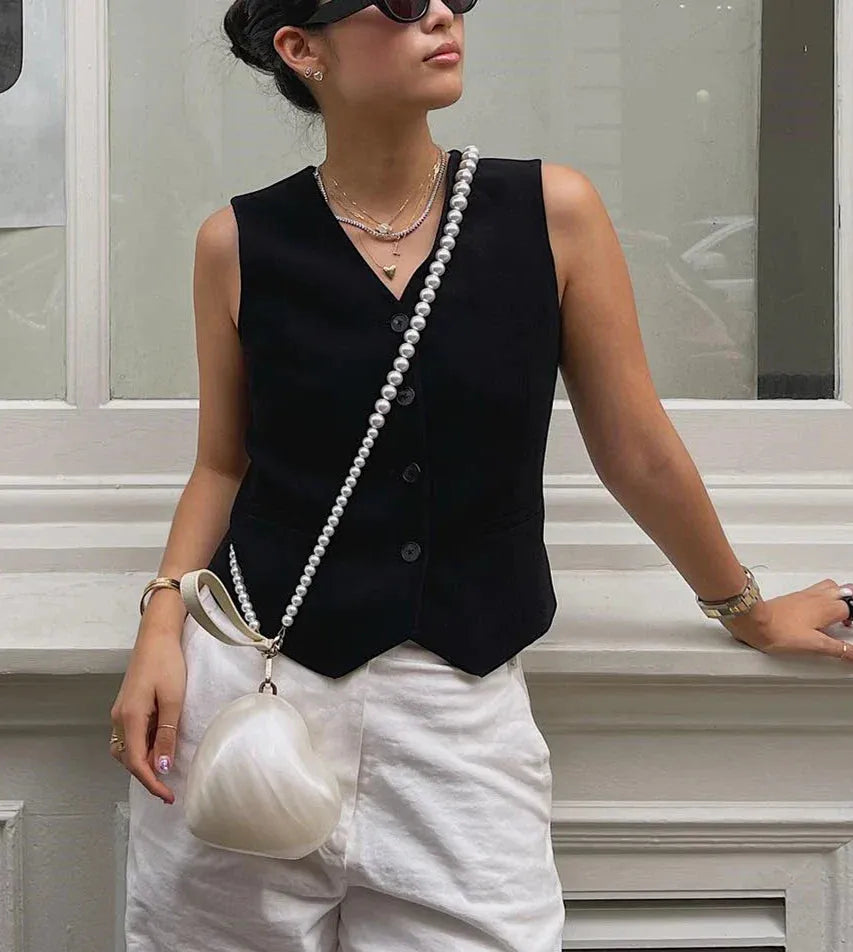 Acrylic heart bag women designer evening party cute pearl color purse new clutch handbag with strap wholesale