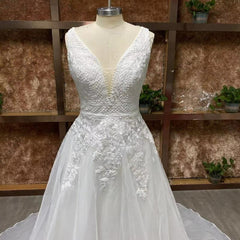 Vintage Vestidos De Novia A-line Wedding Dresses Bridal Gown  Appliques Sleeveless For Elegant Women Custom Made