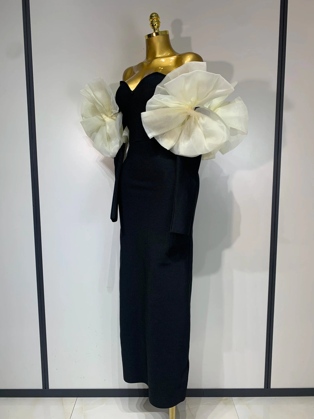 Women Sexy Off Shoulder Bodycon Bandage Dress  Long Sleeved Celebrity Elegant Backless Dress Luxury Birthday Dresses