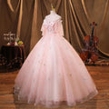 Quince Dress | New Sweet Pink Quinceanera DressesFree Petticoat Beautiful Flower Princess Ball GownColors Size Party Dress Customized