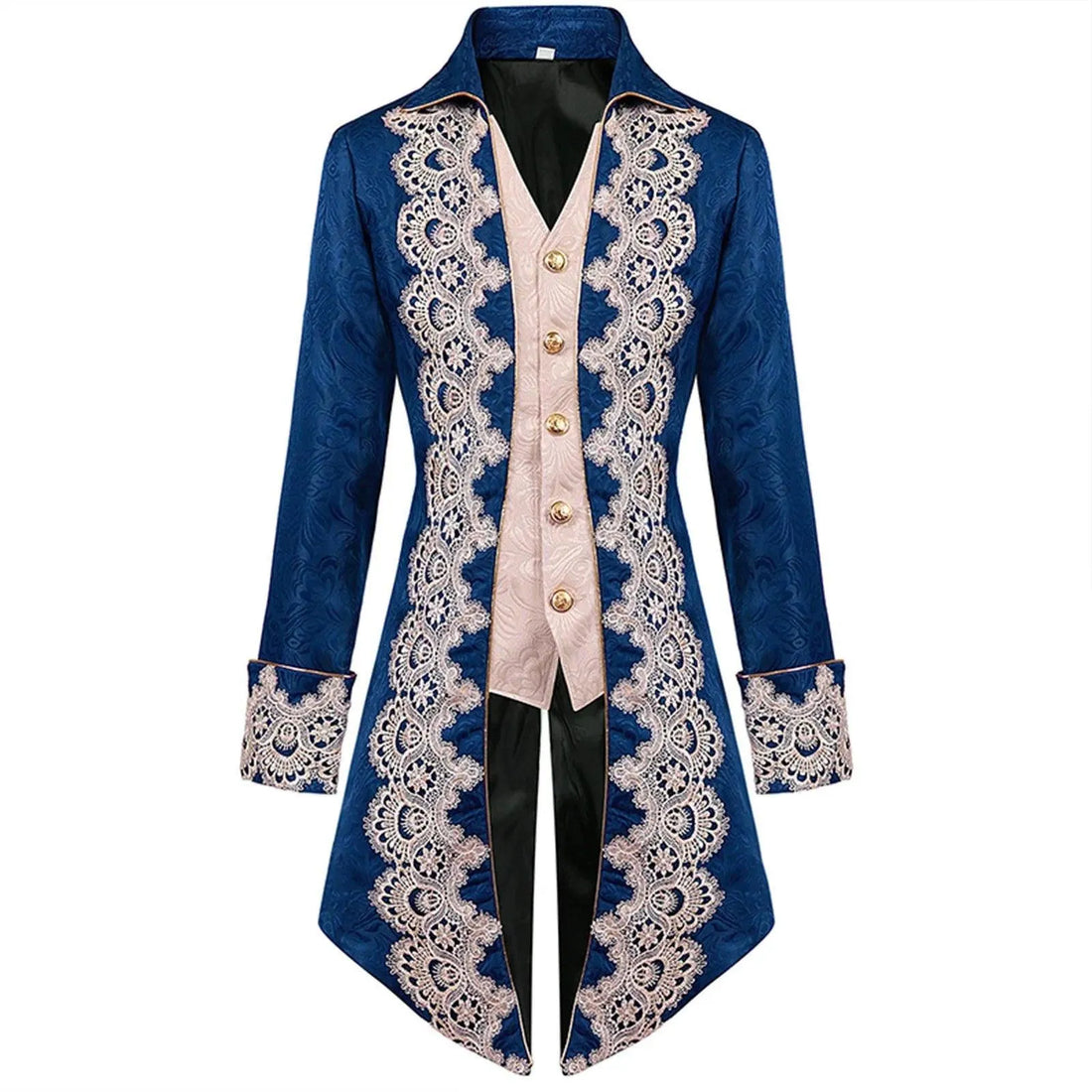 Men Steampunk Gothic Victorian Jacket Vintage Purple Velvet Tailcoat Medieval Frock Coat Uniform Renaissance Costume Homme XXXL