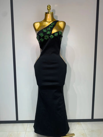 Sparkly Rhinestones Evening Bandage Long Dresses Women Sexy Backless Stretch Elegant Prom Luxury Birthday Gown Club Vestidos