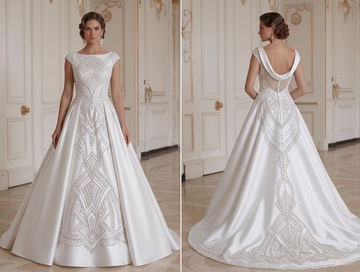 Satin Wedding Dress Luxury Bridal Collection