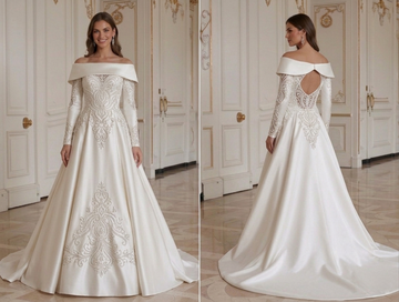 Satin Wedding Dress Timeless Bridal Style