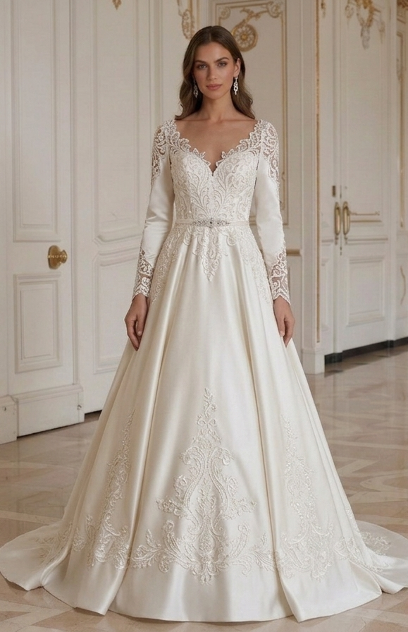 Satin Wedding Dress Under 500 Bridal Gown