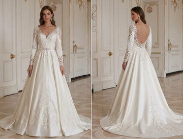 Satin Wedding Dress Under 500 Bridal Gown