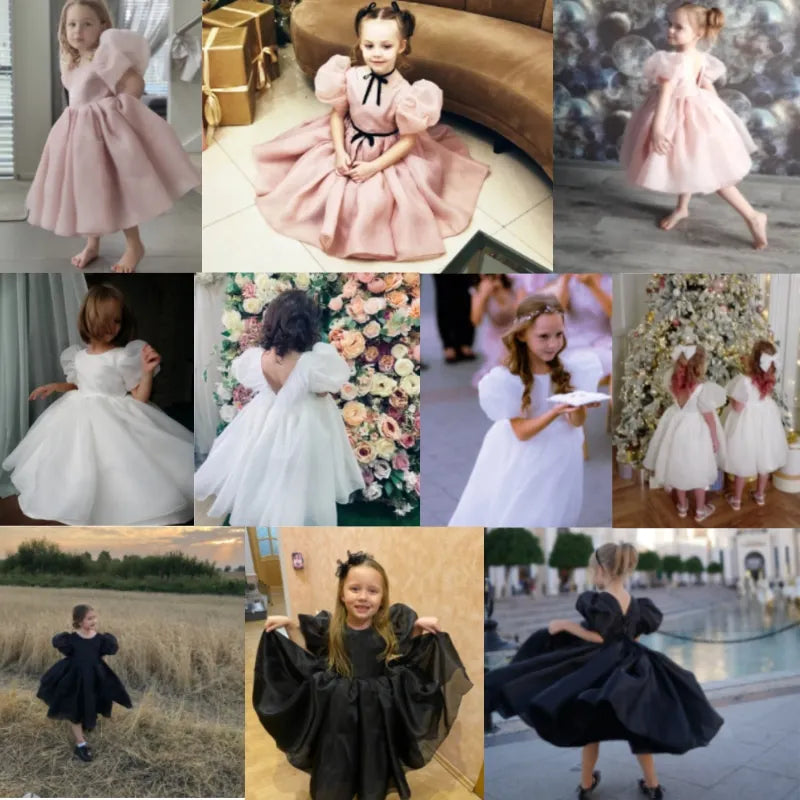 Fashion Girl Princess Vintage robe tulle