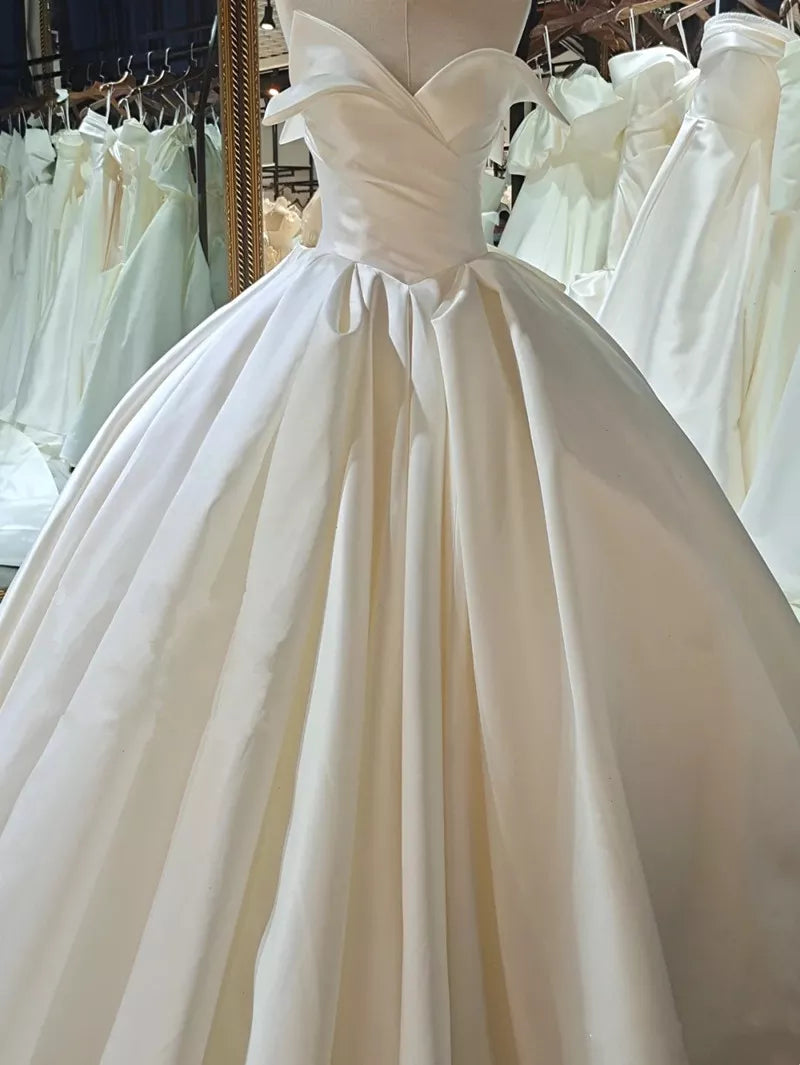 Mikado Imported Satin Textured Plain Satin For DIY Wedding Dress Fabric