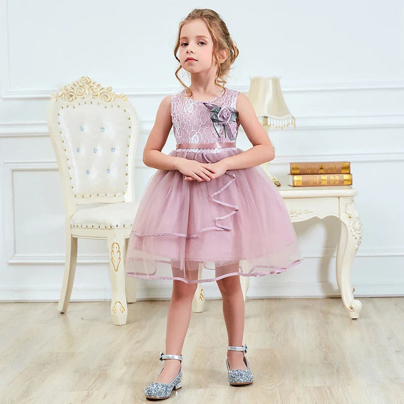 Baby Girls Dress Casual Costume Kids Dresses For Girls Flower Baby Dress Girl Party Little Princess Tutu Summer Dress Vestidos