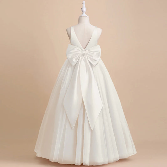 Robe de Noël des filles pour les enfants de la soirée de mariée de la soirée demoiselle d'honneur