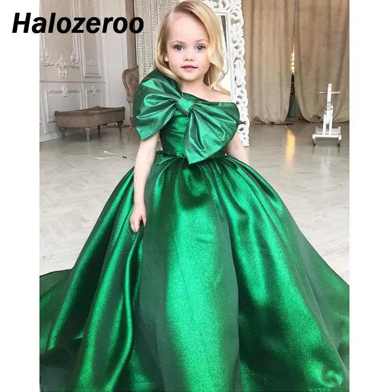 New Baby Girls Bow Princess Vintage Dress Tulle Children Vestido Kids Long Wedding Party Birthday Tutu Dress Fashion Sleeveless