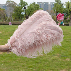 Fluffy Pink Ostrich Feathers 50cm Long for Wedding Party Home Tablecenter Decor Needlework Accessories Crafts Plume  Wholesale