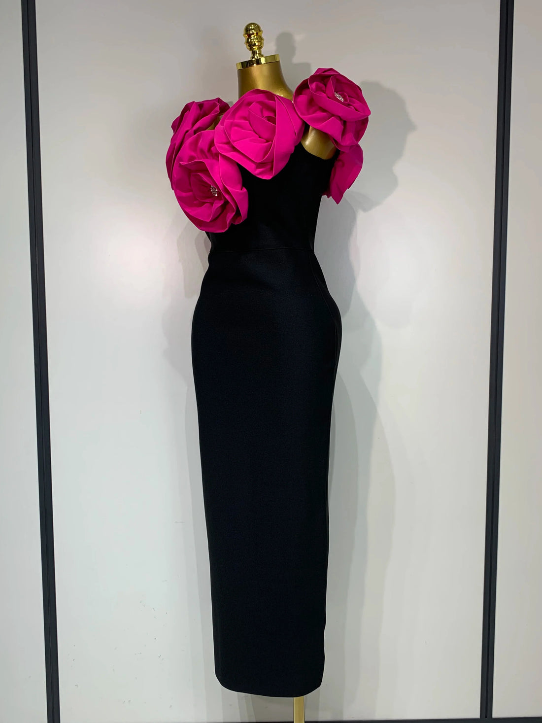 Women 2025 Sexy Off Shoulder Flower Diamonds Bodycon Bandage Dress 2025 Celebrity Elegant Evening Luxury Birthday Party Dresses