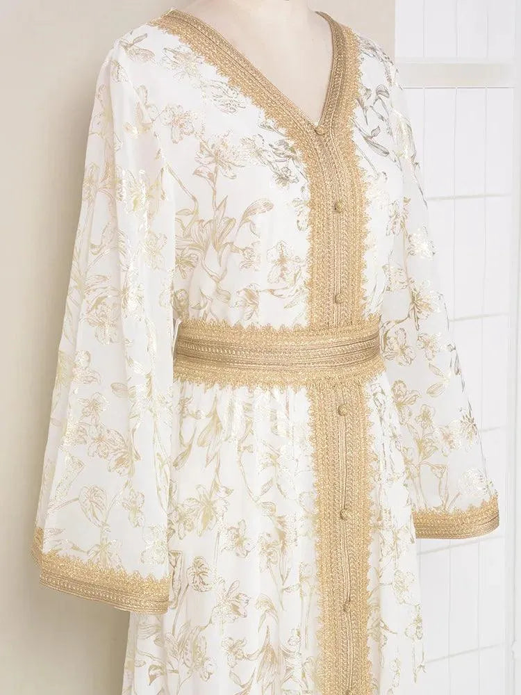 Caftan Turc Robe De Soirée Caftan Robe Caftan 2017 Dentelle White