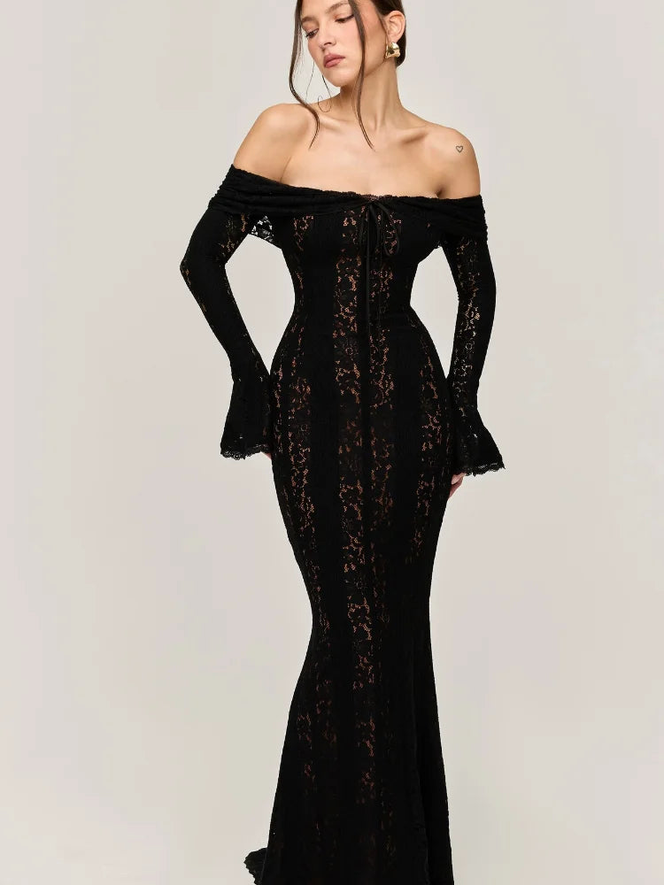 Short Black Lace Bell Sleeve Dress Black Oversized Bell Sleeve Floral Lace Dress -SheIn(Sheinside) Short Black Lace Bell Sleeve Dress Black Oversized Bell Sleeve Floral Lace Dress -SheIn(Sheinside)