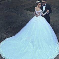 Abiti da sposa di Luxury Luxury Princess Luxury Dressante abito da sposa in pizzo per donne