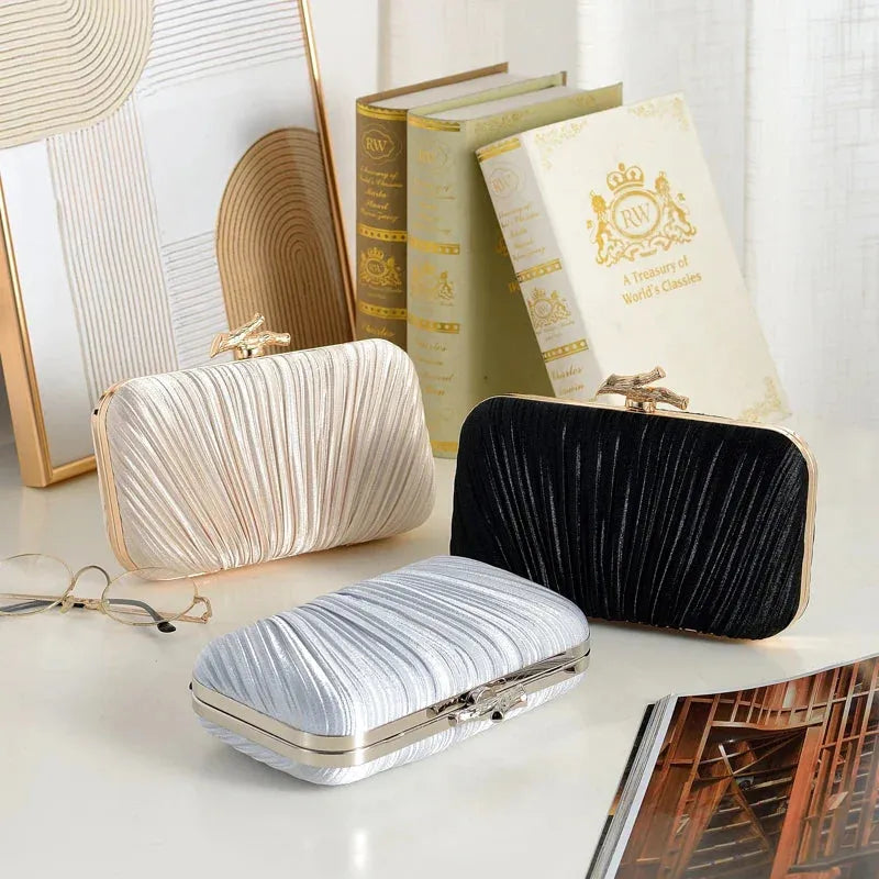 Cavesha gold clutch,gold clutch purses for women evening wedding cocktail party evening bag shoulder crossbody handbag